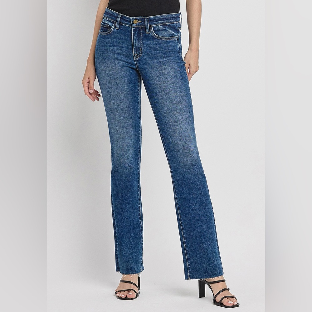 Mid-Rise Slim Bootcut Jeans - Flying Monkey